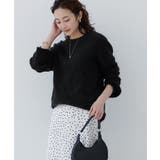 ウール混クルーネックニットプルオーバートップス レディース ニット | titivate | 詳細画像5