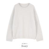 ウール混クルーネックニットプルオーバートップス レディース ニット | titivate | 詳細画像6