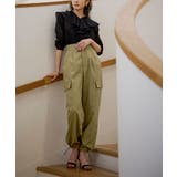 タックカーゴパンツ ボトムス レディース | titivate | 詳細画像7