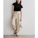 タックカーゴパンツ ボトムス レディース | titivate | 詳細画像13