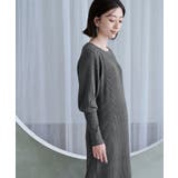 ボリュームスリーブマキシ丈ニットワンピース ワンピース レディース | titivate | 詳細画像10