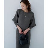 ボリュームスリーブマキシ丈ニットワンピース ワンピース レディース | titivate | 詳細画像18