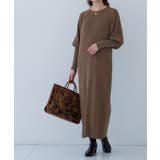 ボリュームスリーブマキシ丈ニットワンピース ワンピース レディース | titivate | 詳細画像19