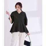 ふくれジャガードVネックトップス トップス レディース | titivate | 詳細画像16
