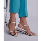 クロスデザインストラップフラットサンダル シューズ レディース | titivate | 詳細画像17 