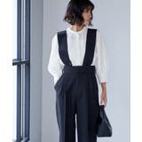 バンドカラーパフスリーブブラウス トップス レディース | titivate | 詳細画像3