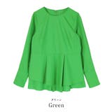 イレギュラーヘムペプラムトップス トップス レディース | titivate | 詳細画像3 