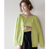 ゴールド釦サマーニットカーディガン トップス レディース | titivate | 詳細画像13 