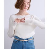 ボートネックスリットスリーブリブニット【UR’S ユアーズ】 | titivate | 詳細画像8 