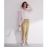 ツイストヘムテーパードパンツ ボトムス レディース | titivate | 詳細画像19 