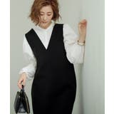 シャーリングスリーブバンドカラーシャツ トップス レディース | titivate | 詳細画像12 