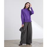 ウールブレンドワンタックワイドパンツ【UR’S ユアーズ】 | titivate | 詳細画像18 