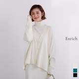 コットンウールブレンドVネックカーディガン トップス レディース | titivate | 詳細画像1 