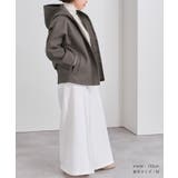 フェイクウールフーディーショートコート アウター レディース | titivate | 詳細画像15