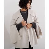 フェイクウールビッグカラースリットスリーブコート アウター レディース | titivate | 詳細画像18