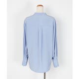 アジャスタブルカフスバンドカラーシャツ トップス レディース | titivate | 詳細画像8 