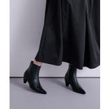 6 5cmヒールポインテッドトゥショートブーツ シューズ | titivate | 詳細画像18