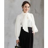 2wayボリュームスリーブボウタイブラウス【UR’S ユアーズ】【セレモニー】 | titivate | 詳細画像13