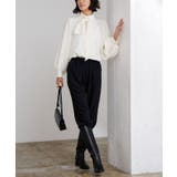 2wayボリュームスリーブボウタイブラウス【UR’S ユアーズ】【セレモニー】 | titivate | 詳細画像4