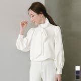 2wayボリュームスリーブボウタイブラウス【UR’S ユアーズ】【セレモニー】 | titivate | 詳細画像1