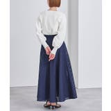 ボリュームスリーブスクエアネックニット トップス レディース | titivate | 詳細画像15 