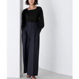 ボリュームスリーブスクエアネックニット トップス レディース | titivate | 詳細画像18 