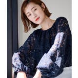 ボリュームスリーブスカラップレースブラウス トップス レディース | titivate | 詳細画像17 