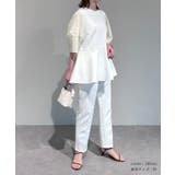 ふくれジャガードドッキングトップス トップス レディース | titivate | 詳細画像16 