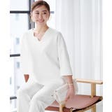 ボンディングデザインネックオーバーサイズトップス【UR’S ユアーズ】 | titivate | 詳細画像16 