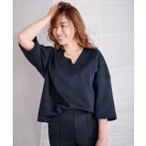 ボンディングデザインネックオーバーサイズトップス【UR’S ユアーズ】 | titivate | 詳細画像23 