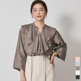 ラッフルデザインブラウス【UR’S ユアーズ】 | titivate | 詳細画像1