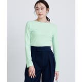 テレコリブバックオープンネックトップス トップス レディース | titivate | 詳細画像19 