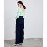 テレコリブバックオープンネックトップス トップス レディース | titivate | 詳細画像20 