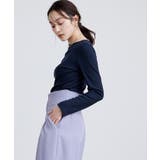 テレコリブバックオープンネックトップス トップス レディース | titivate | 詳細画像22 