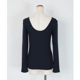 テレコリブバックオープンネックトップス トップス レディース | titivate | 詳細画像8 