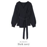 ベルト付ウエストタックカシュクールブラウス【UR’S ユアーズ】 | titivate | 詳細画像3 