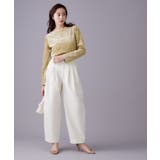 メッシュベロアボートネックトップス【UR’S ユアーズ】 | titivate | 詳細画像15 