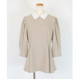 2way襟付タックペプラムトップス【UR’S ユアーズ】 | titivate | 詳細画像7