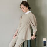 2way襟付タックペプラムトップス【UR’S ユアーズ】 | titivate | 詳細画像1