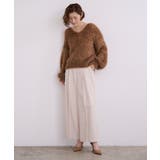 Vネックオーバーサイズシアーローゲージニット【UR’S ユアーズ】 | titivate | 詳細画像28 