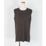 ラウンドネックサイドスリットノースリーブニット【UR’S ユアーズ】 | titivate | 詳細画像5 