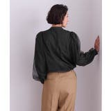 バンドカラーチュールレイヤードシャツ【UR’S ユアーズ】 | titivate | 詳細画像15 