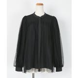 バンドカラーチュールレイヤードシャツ【UR’S ユアーズ】 | titivate | 詳細画像6 