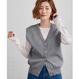 ゴールド釦コクーンニットベスト【UR’S ユアーズ】 | titivate | 詳細画像11