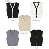 ゴールド釦コクーンニットベスト【UR’S ユアーズ】 | titivate | 詳細画像20