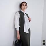 ディープアームホールノースリーブニットワンピース【UR’S ユアーズ】 | titivate | 詳細画像1