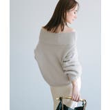 ウールブレンドオフショルダーニット【UR’S ユアーズ】 | titivate | 詳細画像15 