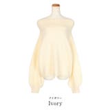 ウールブレンドオフショルダーニット【UR’S ユアーズ】 | titivate | 詳細画像2 