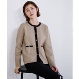 ゴールド釦ポケットデザインニットジャケット【UR’S ユアーズ】 | titivate | 詳細画像2 