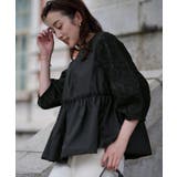 レース切替ウエストギャザーブラウス【UR’S ユアーズ】 | titivate | 詳細画像13 